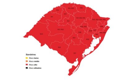 Pela primeira vez, todas as 21 regiões Covid estão em bandeira vermelha no mapa preliminar