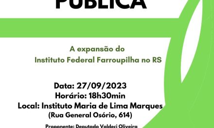 Campus do IFFar em Caçapava: audiência pública é amanhã