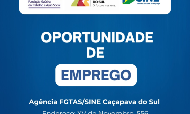Vagas de emprego