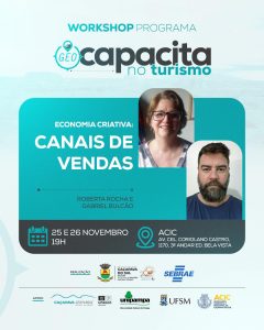 Workshop aborda economia criativa e canais de vendas