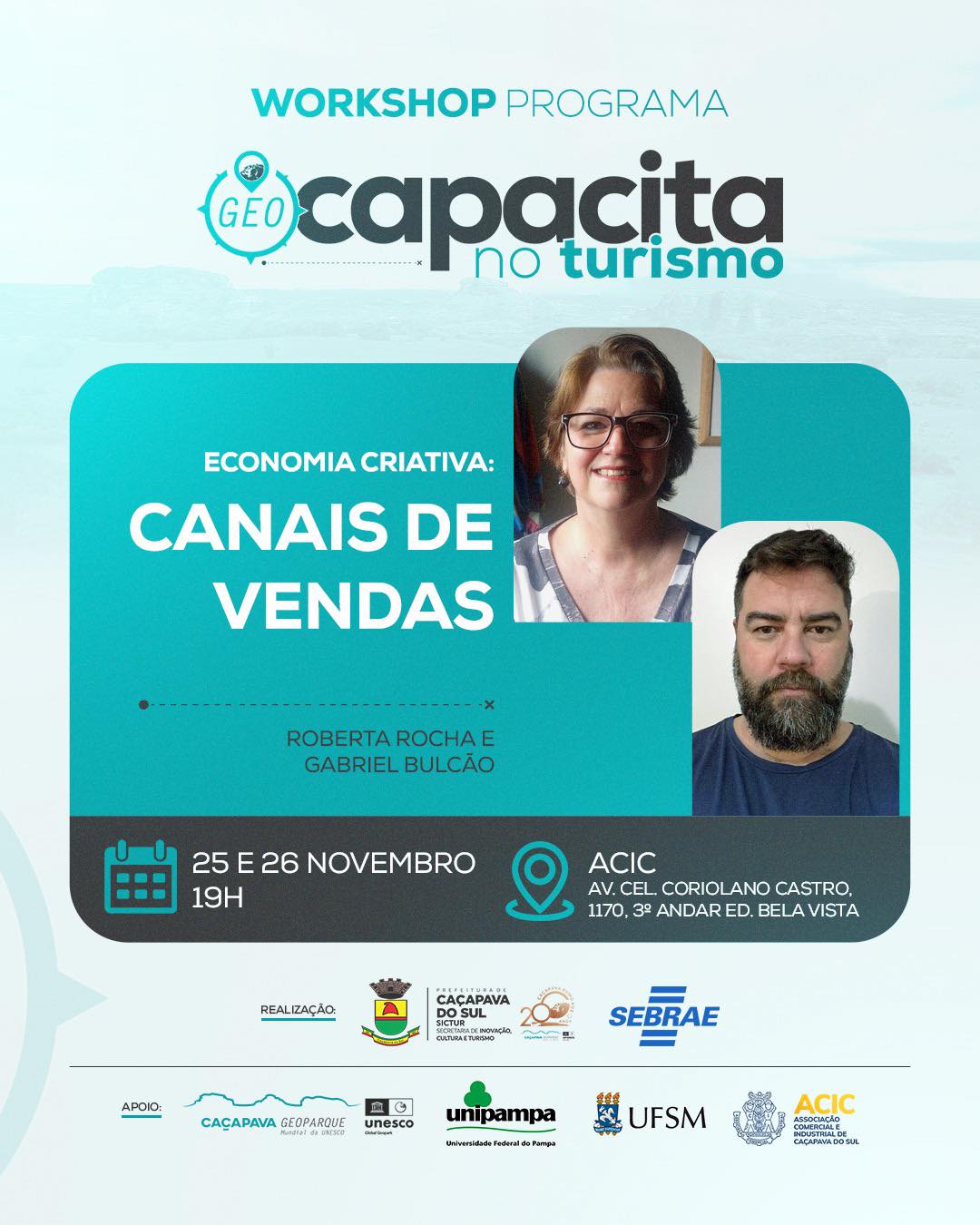 Workshop aborda economia criativa e canais de vendas