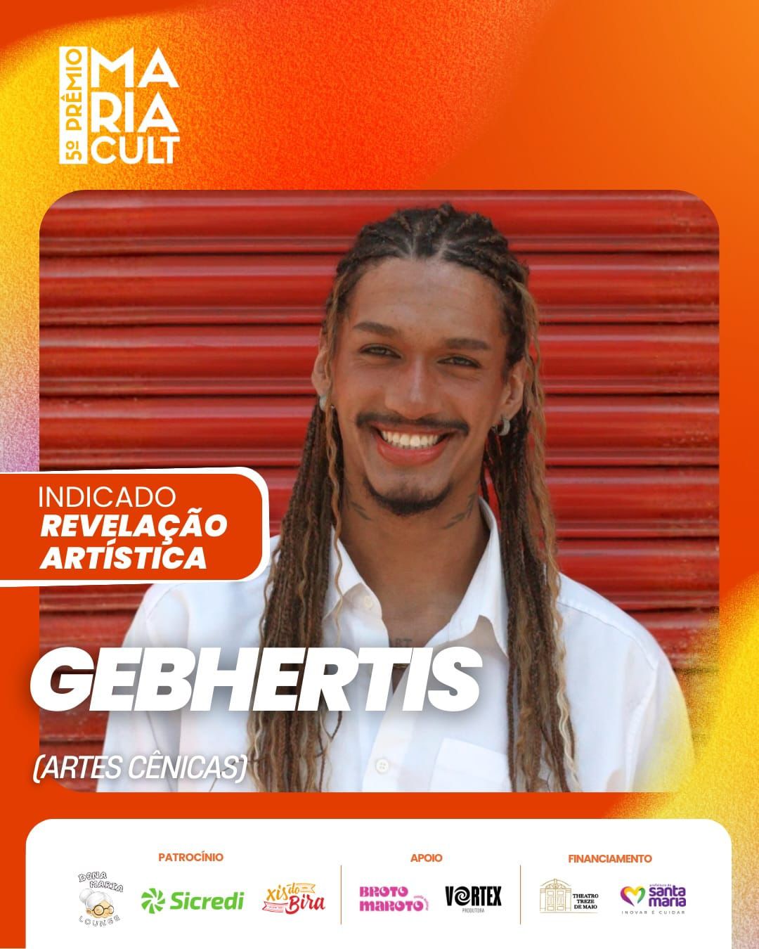 Caçapavano concorre ao 5º Prêmio Maria Cult