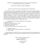 Edital de convocação – Assembleia Geral Ordinária – Colégio Coeducar