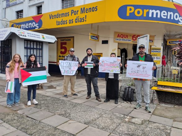 Ato pró-Palestina_crédito Divulgação