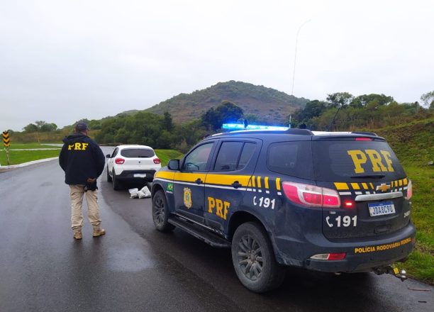 Casal é preso com mais de dois quilos de skunk em Caçapava_crédito PRF Divulgação