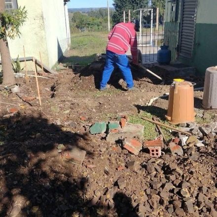Começa a construção do refeitório da Escola José Luis Moreira_crédito Imprensa Prefeitura
