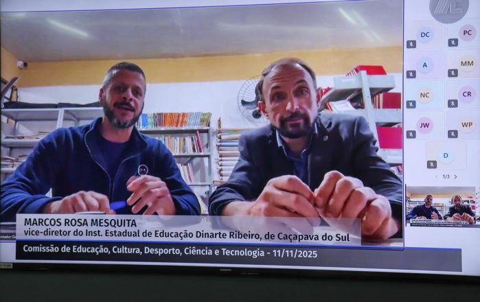 Comunidade escolar se mobiliza por ensino médio noturno no Dinarte Ribeiro_crédito CHRISTIANO ERCOLANI