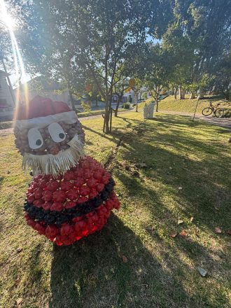 Durou pouco decoração de Natal é alvo de vandalismo_crédito Imprensa Prefeitura